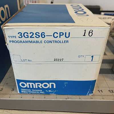 OMRON 3G2S6CPU16  3G2S6CPU16 USED TESTED CLEANED