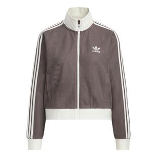 百搭宽松舒适针织运动夹克外套女adidas阿迪达斯三叶草