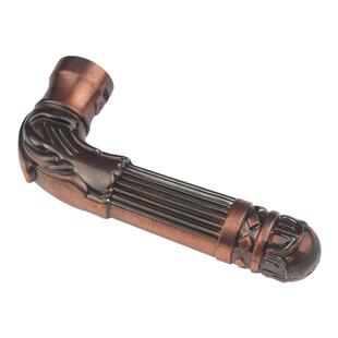 入户防盗门大门通用型方型椭圆固定把手单独红古加厚拉手门锁配件