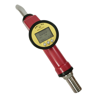 准德R9计量加油枪手动柴油计量枪汽油甲醇水高精度计量器带金额表