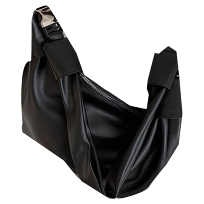 NIN高级感hobo腋下复古单肩托特挎包牛角包包月牙包男女生通勤潮