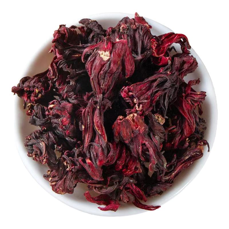 洛神花茶500g云南特級新鮮玫瑰茄干花紅桃K搭陳皮泡水養(yǎng)生花草茶