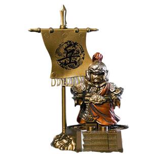 限量版将军岳飞岳家军铠甲宋代战旗拼装积木人仔男孩玩具桌面摆件