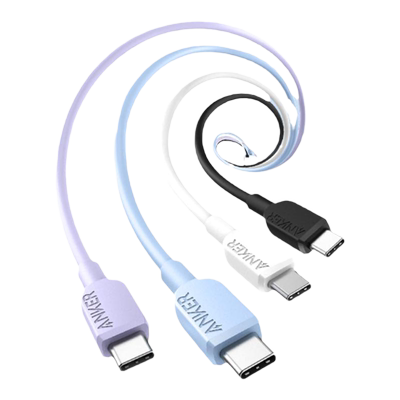 ANKER安克100W编织充电线数据线