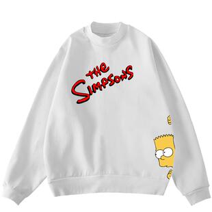 动漫辛普森一家卫衣圆领男女The Simpsons长袖薄款套头上衣服春装