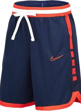 Nike/耐克官方正品新款男藏蓝橙色训练球类运动短裤DD0564-420
