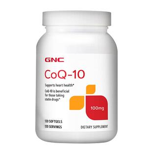 GNC健安喜进口辅酶Q10软胶囊氧化型120粒心肌熬夜备孕护血管心脏