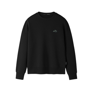 【加绒可选】HLA/海澜之家山不在高25秋新大码圆领刺绣卫衣上衣男