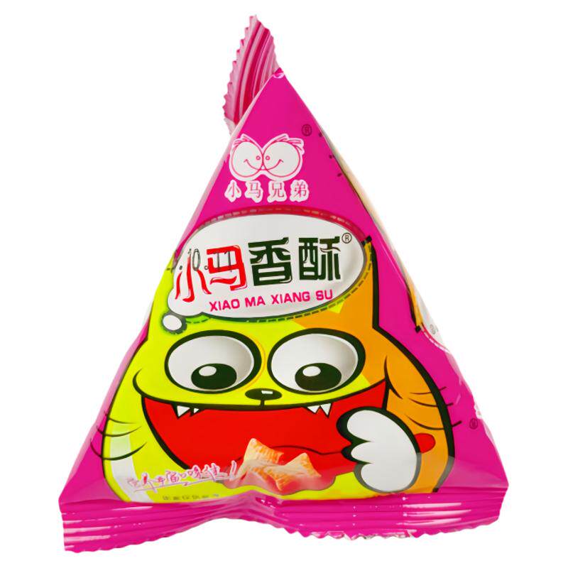 小马酥膨化食品零食批发