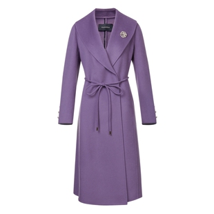 【明星同款】【山羊绒】Koradior珂莱蒂尔商场同款冬季大衣送胸针