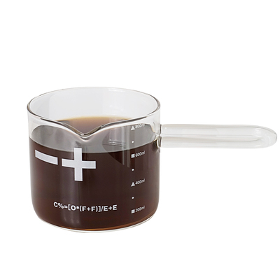 玻璃量杯带刻度耐高温家用牛奶杯