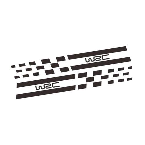 kucar汽车贴纸 个性反光车贴 装饰贴 B柱改装贴-WRC改装B柱车贴
