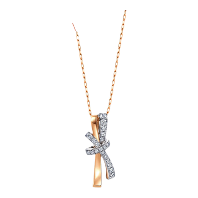 周生生PROMESSA18K黄金钻石项链