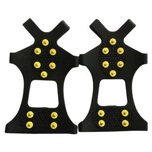 户外冰爪防滑鞋套老年人儿童登山爬山冰钓雪地靴10齿鞋底钉冬季