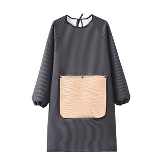 长袖围裙防水防油可擦手女家用厨房做饭罩衣餐饮工作男服新款围腰