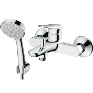 TOTO淋浴龙头花洒 TBS04302B/TBW01018B 壁挂式单柄双控浴缸水嘴