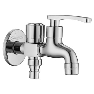 潜水艇一分二洗衣机三通两用水龙头双用出水一进二出嘴全铜西门子