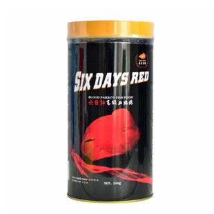 喜来康丽鱼食六日红血鹦鹉增红鱼粮发财饲料热带观赏增红增色鱼食