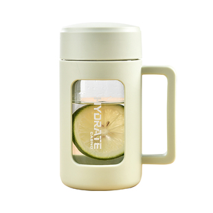 玻璃水杯女个人专用茶水分离双层防摔耐高温办公家用男士泡茶杯子