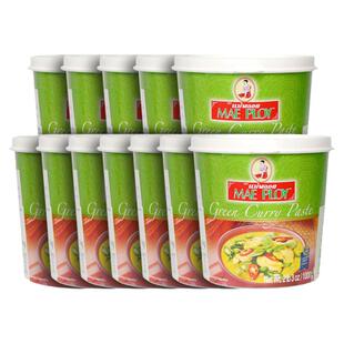 泰娘绿咖喱酱1KG*12罐 泰国进口MAEPLOY速食咖喱炒菜东南亚调味料