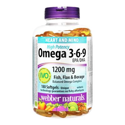 OMEGA369鱼油亚麻籽油加拿大原装