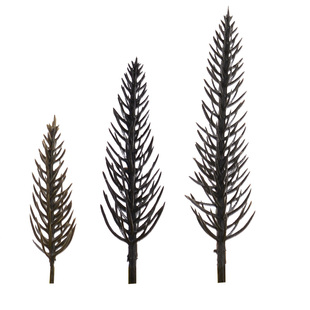 DIY手工沙盘建筑模型场景制作材料园林景观塑胶成品树树干宝塔松