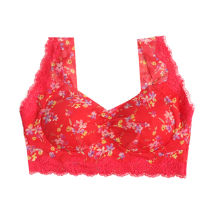 爱比娜无钢圈背心式宽肩带全罩杯内衣女健康睡眠文胸 TMB30-1