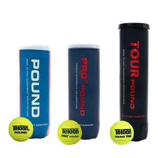 Teloon天龙比赛球pound P4 耐打 高弹力专业 比赛训练 冲击波网球