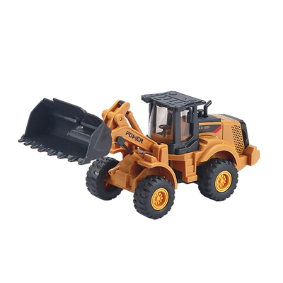 惯性工程车仿真推土车滑行叉车压路车模型儿童男孩玩具车六一礼物