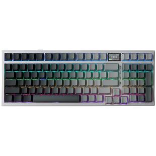 雷咖泽R98Pro客制化机械键盘Gasket结构无线三模热插拔98键显示屏