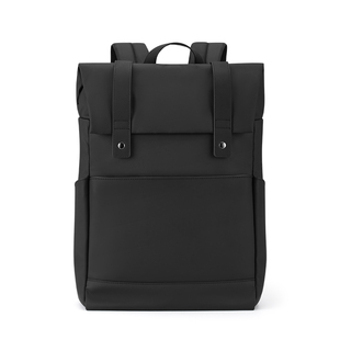 漫游2025新款简约双肩包旅行背包男士书包学生大容量女电脑包通勤