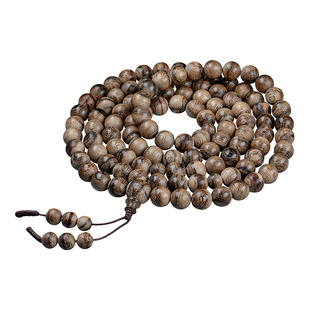 天然文莱沉香手串108颗佛珠九分沉水老料木质手链女男款念珠诵经