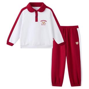 【索罗娜】PawinPaw卡通小熊童装25秋季新款男女宝宝运动撞色套装