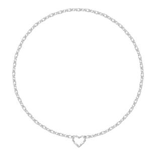 【明星同款】FLV时间碎片项链小众设计时尚百搭心形锁骨链男礼物