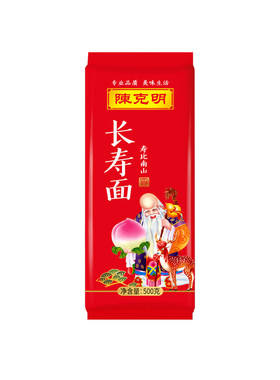 陈克明长寿面1斤装生日长寿面