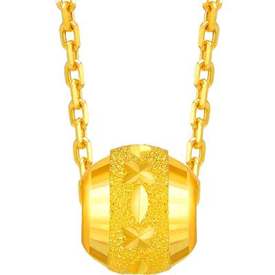 赛菲尔足金999.9转运珠吊坠