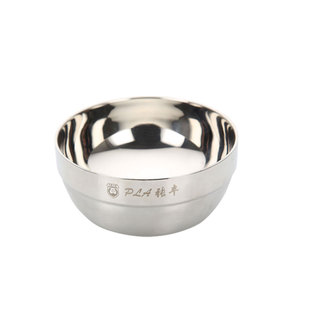 免费刻字定制304不锈钢碗筷防烫汤面铁饭碗筷个性泡面碗家用包邮
