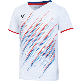 VICTOR威克多羽毛球服胜利儿童款吸汗舒适训练运动T恤T-62022