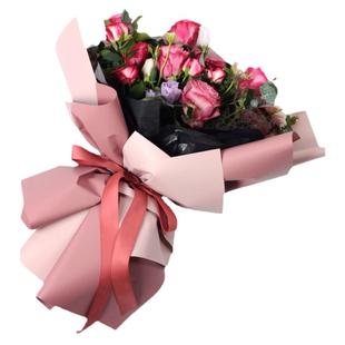 韩式初恋糖色纸纯色欧雅纸新款加厚防水鲜花包装材料花束花店用品