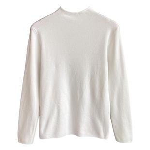 粉色半高领打底衫女装内搭2025秋冬季新款爆款高级感毛衣针织上衣