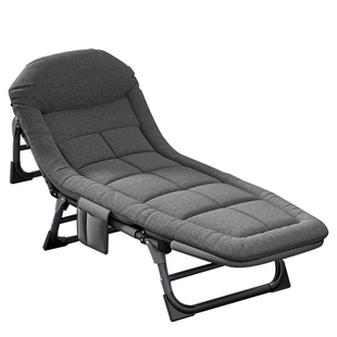 珂颐午休可折叠床单人办公室躺椅简易便携行军床医院陪护午睡神器