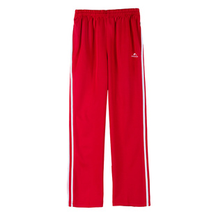 夏季运动裤三条杠长裤女男白色广场舞健身操校裤团体裤体操裤