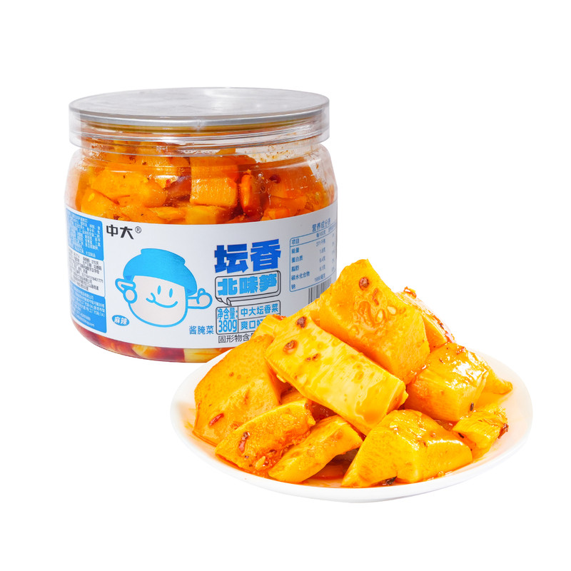 中大坛香脆脆笋罐装即食下饭菜