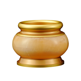 黄玉石供具套装供佛供奉家用香炉圣水杯观音财神佛前佛具用品大全