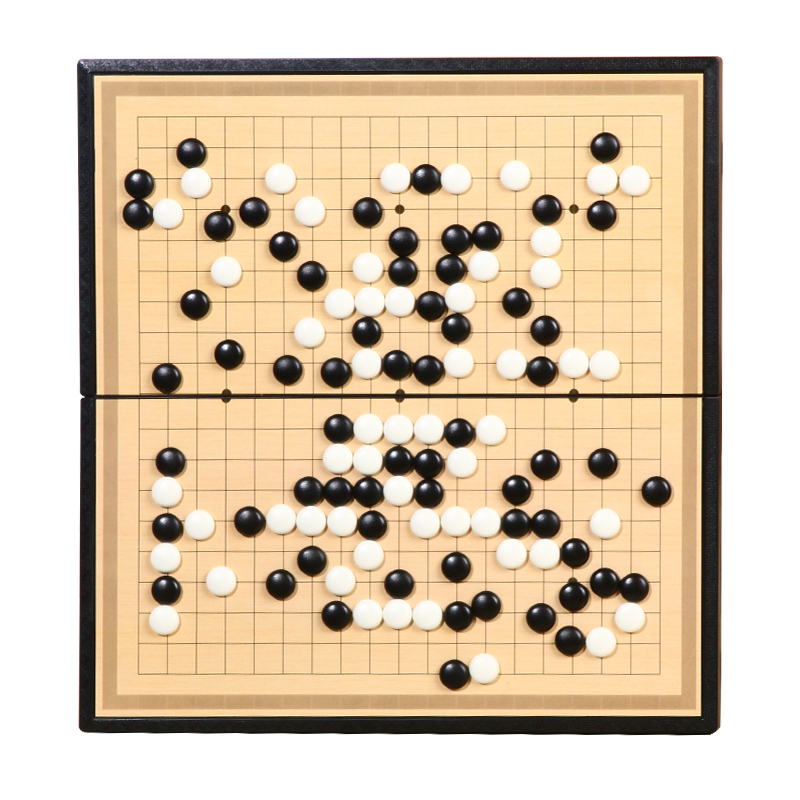 晨光围棋19路五子棋儿童初学套装磁性棋子益智小学生黑白棋盘便携