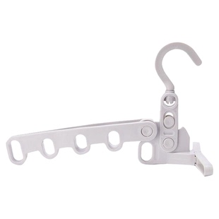 五孔折叠衣架旅行便携式宿舍挂衣服酒店出差旅游室内晾衣挂钩神器