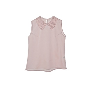 时光沉淀都不会过气的永续时髦高级范本随想铺灰粉欧根纱内搭上衣