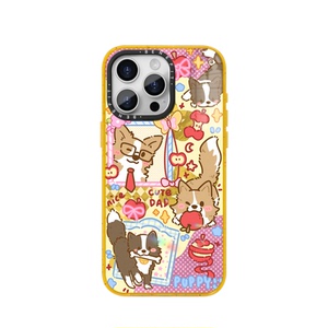 benefit超好看帅气苹果小狗17适用于iphone16promax苹果15PRO晶盾磁吸手机壳13新款14套12冰川纹防摔彩色边框