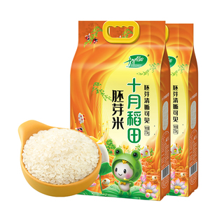 2025新米十月稻田胚芽米东北大米保留胚芽米饭香糯双层真空装5斤