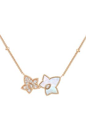 [新品上市]Lola Rose罗拉玫瑰常青藤双叶项链白贝母生日礼物